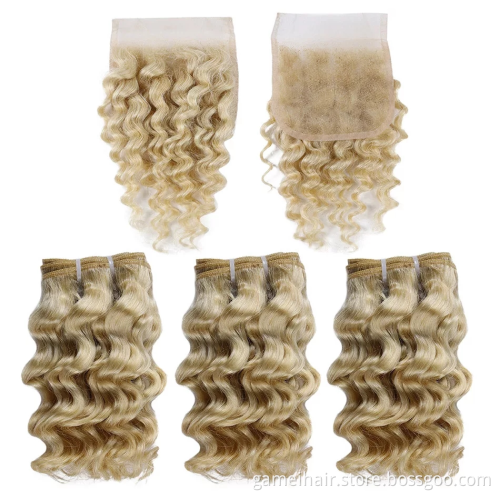wholesale high quality color 4x4" 5x5"transparent lace closure with  deep wave body wave  Brazilian Virgin human hair